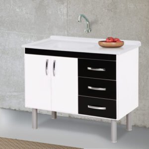 ARMARIO TOQUIO PRETO 95,2CM 539115