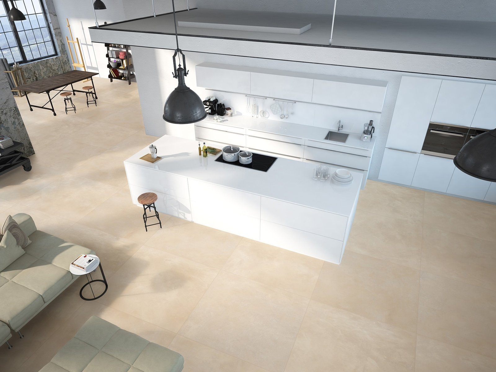 PORCELANATO BARCELONA ARENA ACET 84X84 - Imagem 2