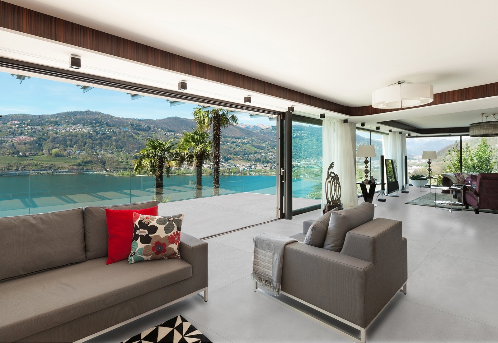 PORCELANATO BARCELONA PLATA ACET 84X84 - Imagem 3