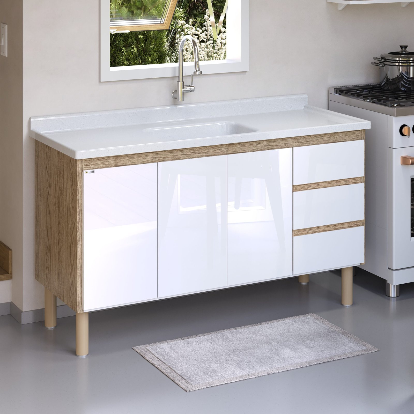 ARMARIO ATENAS 134,2CM BR