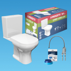 KIT BACIA SANIT COMP 3-6LT LUNA LORENZETTI