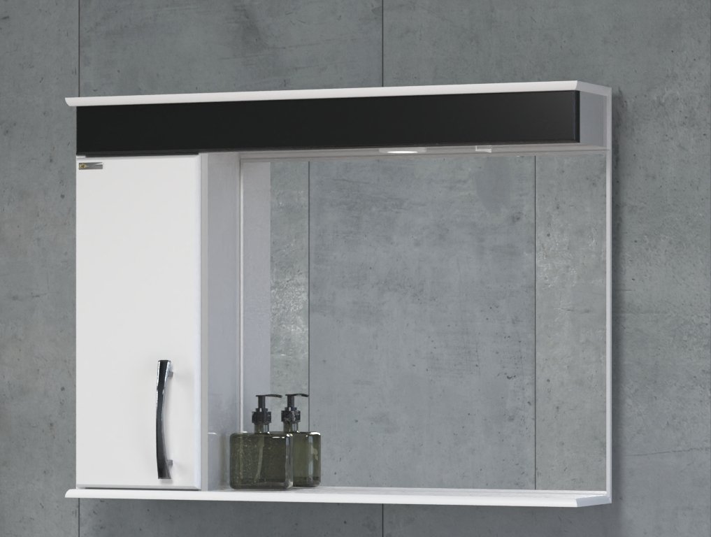 ESPELHEIRA MONACO 1 LAMP LED 79,5CM PR